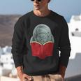 Manatee Reading Books Sea Animal Manatee Unisex Sweatshirt