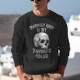 Morally Grey Is My Favorite Color Bookish Skull Unisex Sweatshirt