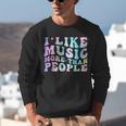 I Like Music More Than People Introvert Musician Retro Unisex Sweatshirt I Like Music More Than People Introvert Musician Retro Unisex Sweatshirt