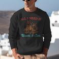 All I Need Is Books & Cats Cozy Unisex Sweatshirt