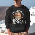 All I Need Is Books And Cats Reading Unisex Sweatshirt