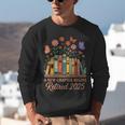 A New Chapter Begins Retired 2025 Books Flowers Unisex Sweatshirt
