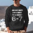 How Many Nights A Week Reading 6-7 67 Teacher Student Books Unisex Sweatshirt How Many Nights A Week Reading 6-7 67 Teacher Student Books Unisex Sweatshirt