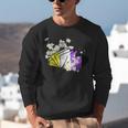 Non-Binary Book Lover Nonbinary Daisy LGBT Reading Pride Unisex Sweatshirt