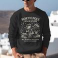 North Pole Book Club Christmas Elf Bookish Retro Graphic Unisex Sweatshirt