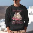 Not Today I'm Booked Book Lover Book Stack Coquette Bow Unisex Sweatshirt