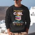 Once Upon A Time There Was A Girl Who Loves Books And Cats Unisex Sweatshirt Once Upon A Time There Was A Girl Who Loves Books And Cats Unisex Sweatshirt