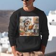 Owl Learning To Cook With Cookbook Chef Apron Stove Cooking Unisex Sweatshirt Owl Learning To Cook With Cookbook Chef Apron Stove Cooking Unisex Sweatshirt