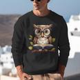 Owl Reading A Book Perched On A Branch Bookworm Unisex Sweatshirt Owl Reading A Book Perched On A Branch Bookworm Unisex Sweatshirt