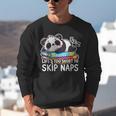 Panda Napping On Books Life’s Too Short To Skip Naps Unisex Sweatshirt