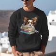 Papillon Books Reading Dog Breed Graphic For Men Women Kids Unisex Sweatshirt Papillon Books Reading Dog Breed Graphic For Men Women Kids Unisex Sweatshirt