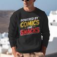 Powered By Comics And Snacks Comic Book Lover Unisex Sweatshirt Powered By Comics And Snacks Comic Book Lover Unisex Sweatshirt