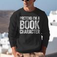 Pretend I'm A Book Character Shirt Adult Kids Costume Unisex Sweatshirt