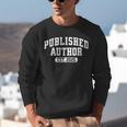 Proud Published Author 2025 Mom Dad Vintage Poet Book Writer Unisex Sweatshirt Proud Published Author 2025 Mom Dad Vintage Poet Book Writer Unisex Sweatshirt