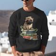Pug Dog Reading Book Coffee Read Books Be Kind Stay Weird Unisex Sweatshirt