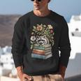 Raccoon Books Reading Flowers Unisex Sweatshirt