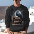 Raven On A Stack Of Books Wisdom Of Odin Unisex Sweatshirt