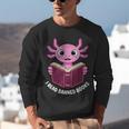 I Read Banned Books Axolotl Reading Unisex Sweatshirt