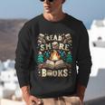 Read More Books Camping Outdoors Travel Campfire Smores Unisex Sweatshirt