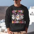 Read More Books Ghosts Reading Book Teacher Halloween Unisex Sweatshirt