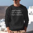 Read Books Lift Weights Fight Fascism Unisex Sweatshirt