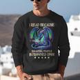 I Read Because Roasting People Is Frowned Upon Dragons Books Unisex Sweatshirt