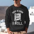 Reader Librarian Library This Is How I Roll Book Cart Meme Unisex Sweatshirt