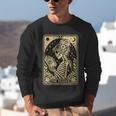 The Reader Tarot Card Book Lover Skeleton Reading Book Unisex Sweatshirt