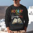 Reading Books Bibliophile Hooray It's Library Day Unisex Sweatshirt Reading Books Bibliophile Hooray It's Library Day Unisex Sweatshirt