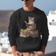 Reading Cat Book Lover Unisex Sweatshirt