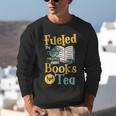 Reading Hobby Bookshelves Library Fueled By Books And Tea Unisex Sweatshirt