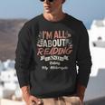 Reading And Motorcycle Life For Bikers Who Love Books Unisex Sweatshirt