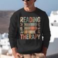 Reading Is My Therapy Book Lover Unisex Sweatshirt