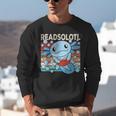 Readsolotl Blue Kawaii Axolotl Book Lover Reading Retro Unisex Sweatshirt Readsolotl Blue Kawaii Axolotl Book Lover Reading Retro Unisex Sweatshirt