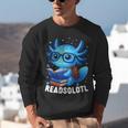 Readsolotl Blue Kawaii Axolotl Book Lover Reading Unisex Sweatshirt Readsolotl Blue Kawaii Axolotl Book Lover Reading Unisex Sweatshirt