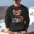Red Panda Books Lover Reading Bookworm Unisex Sweatshirt