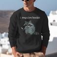 i Require Books Raccoon Unisex Sweatshirt