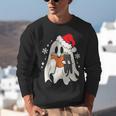 Retro Ghost Reading Book With Cat Bookish Club Christmas Men Women Kids Unisex Sweatshirt