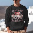 Retro Read Your Heart Out Valentine’s Day Teacher Book Lover Unisex Sweatshirt