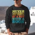 Retro Never Underestimate The Power Of a Boy With a Book Unisex Sweatshirt