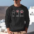 Rock Paper Scissors Hand Game Cute Paw Cat Introvert Unisex Sweatshirt Rock Paper Scissors Hand Game Cute Paw Cat Introvert Unisex Sweatshirt