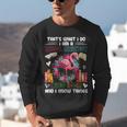 School Secretary Read Books And Know Things Flowers Flamingo Unisex Sweatshirt