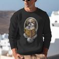 Shih Tzu Book How To Train Your Human Funny Dog Motif Unisex Sweatshirt