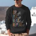 Sip Coffee Pet Cats Read Books Repeat Book Cat Lover Unisex Sweatshirt Sip Coffee Pet Cats Read Books Repeat Book Cat Lover Unisex Sweatshirt