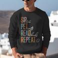 Sip Tea Pet Cats Read Books Repeat Book Cat Lover Unisex Sweatshirt Sip Tea Pet Cats Read Books Repeat Book Cat Lover Unisex Sweatshirt