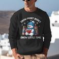 Snow Many Books Snow Little Time Snowman Reading Book Unisex Sweatshirt