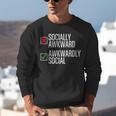 Socially Awkward Introvert Anxious Awkwardly Social Unisex Sweatshirt Socially Awkward Introvert Anxious Awkwardly Social Unisex Sweatshirt