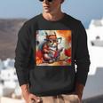 Squirrel Reading Comic Book On Autumn Branch Glasses Leaves Unisex Sweatshirt
