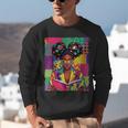 History Month Educated Black Women Girls Reading Book Unisex Sweatshirt