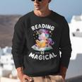 Unicorn Teacher Reading Is Magical Book Unisex Sweatshirt